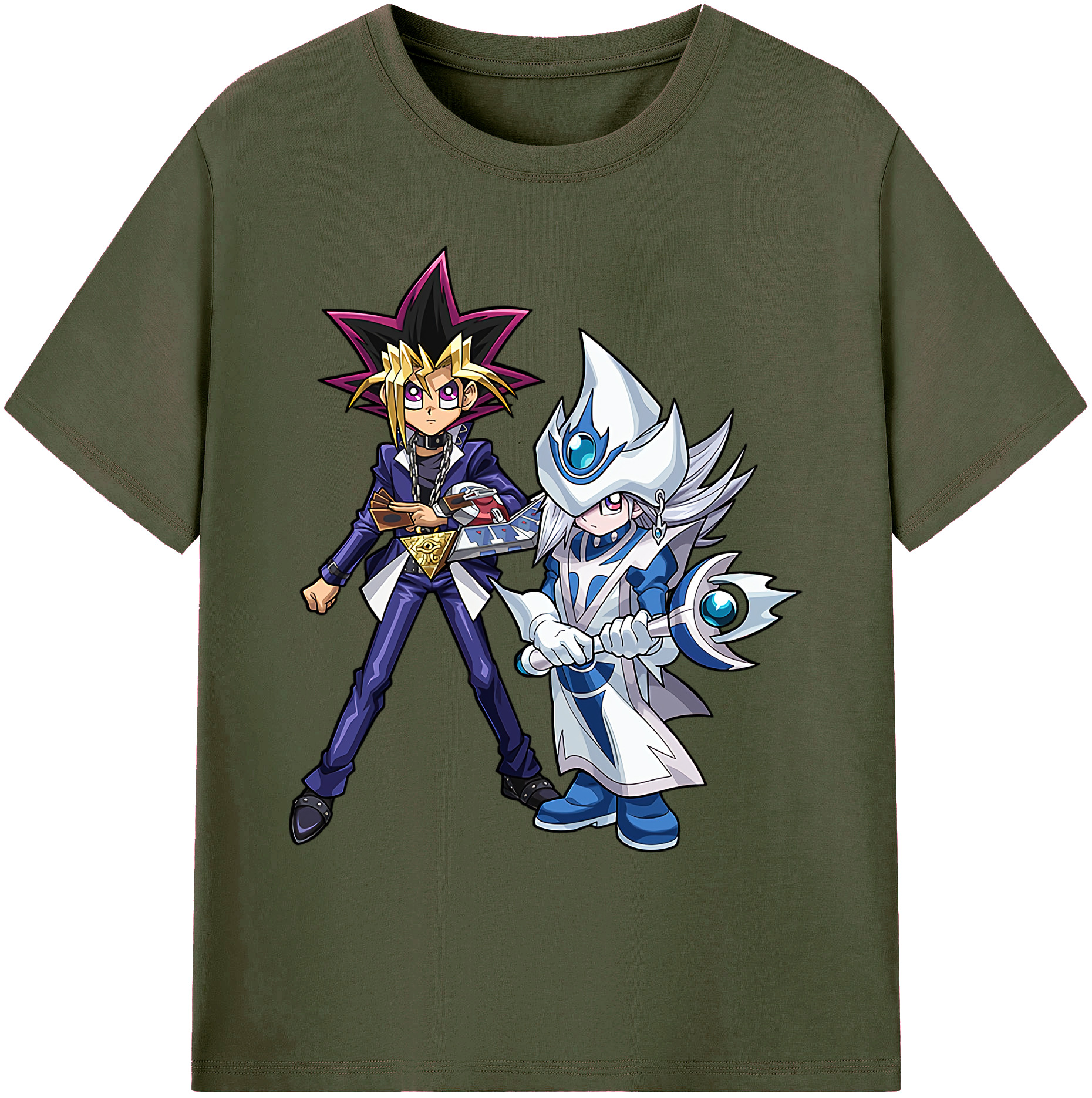 （画像用） 遊☆戯☆王 Yu-Gi-Oh! 綿100％ メンズ半袖Tシャツ｜肌触りやわらか＆通気性